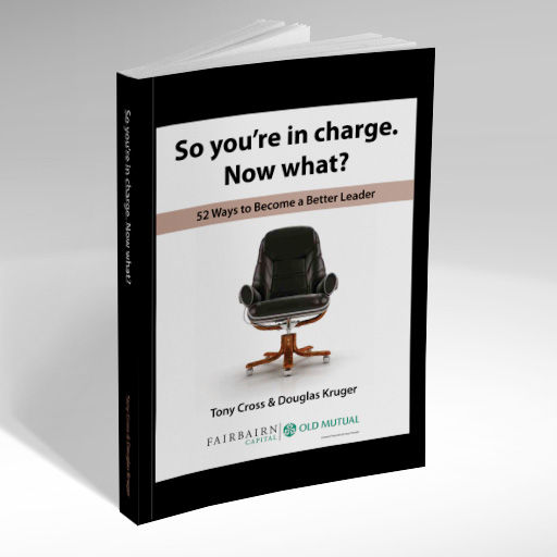 Douglas Kruger - So you're in charge. Now what?